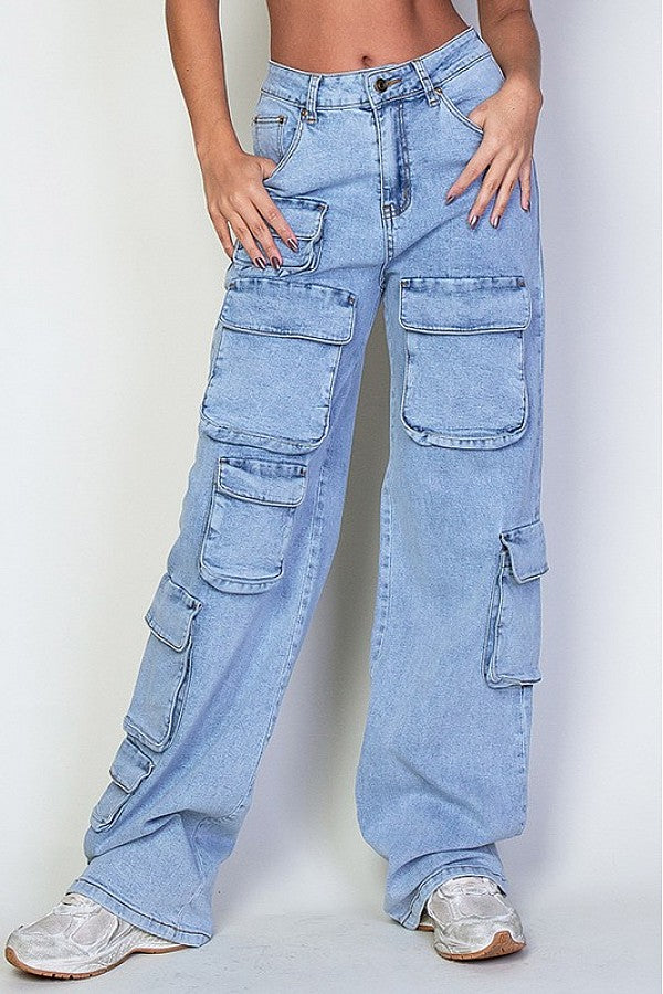 Pocket Cargo Jeans