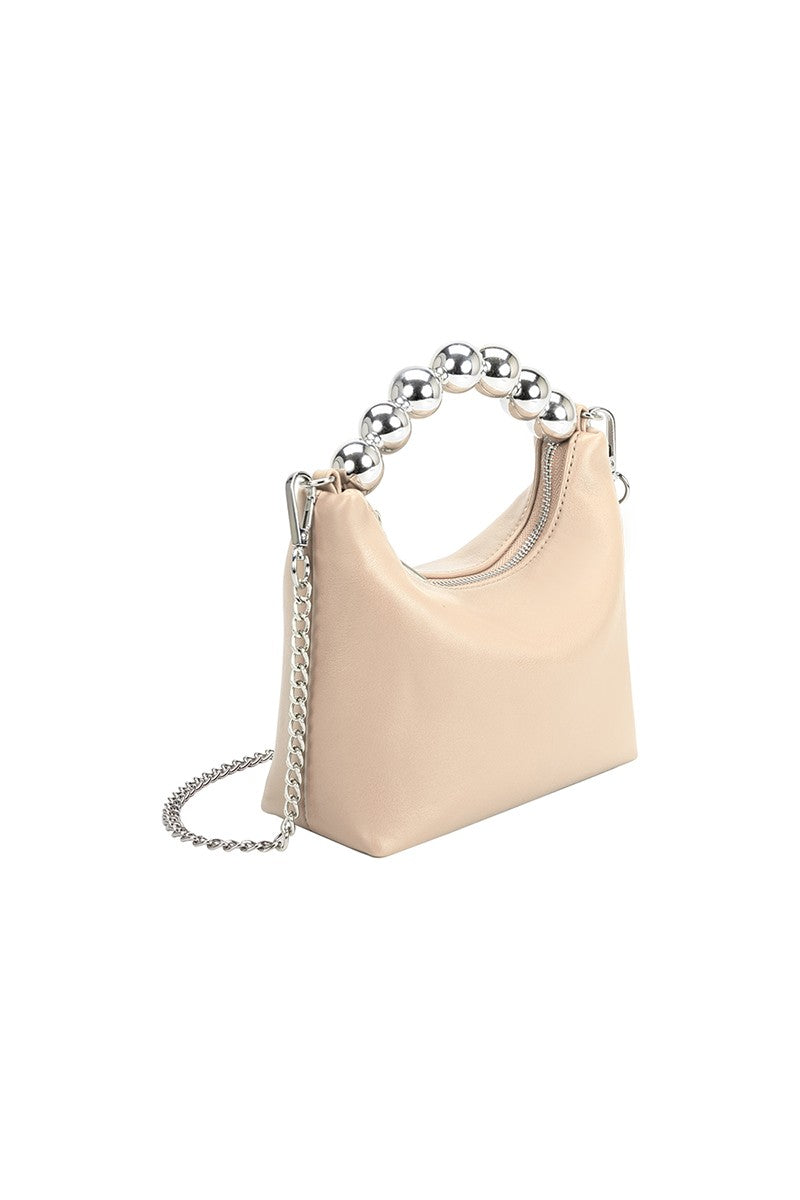 Melie Leather Bag -Bone