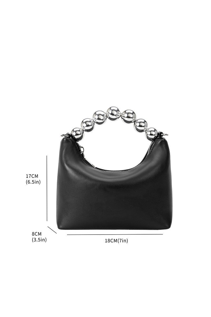 Melie Leather Bag - Black