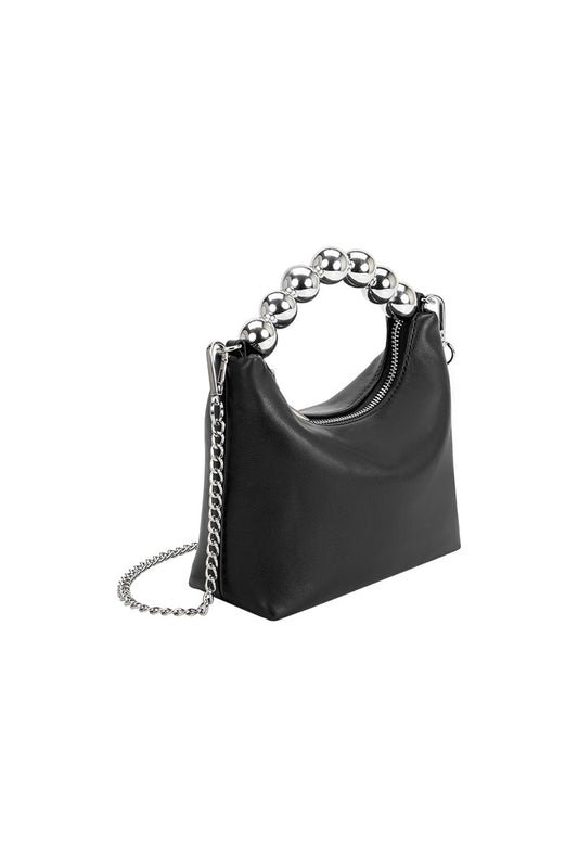 Melie Leather Bag - Black