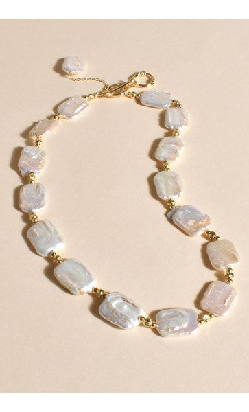 Sorrento Oblong Pearl Necklace