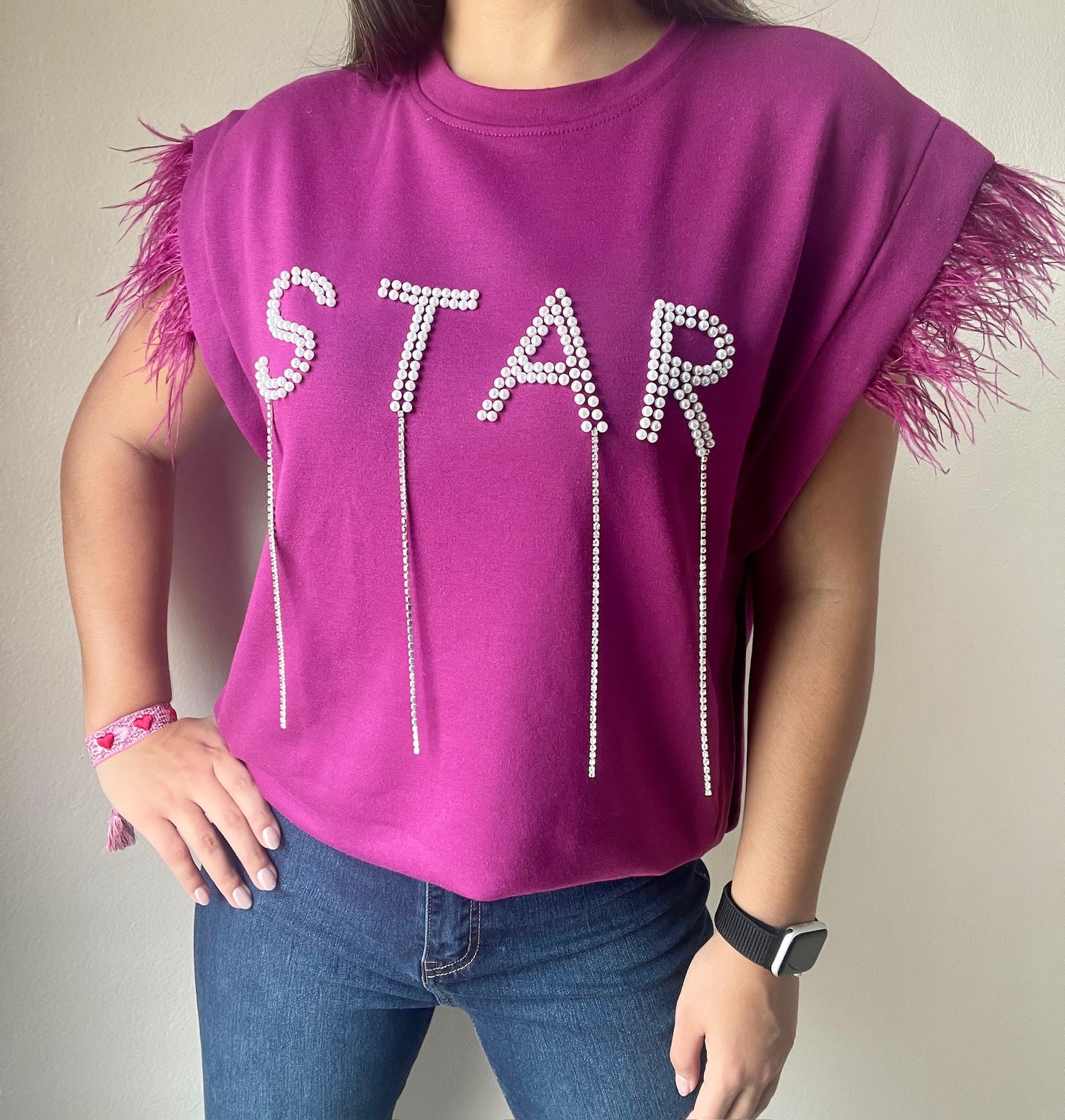 Star Feather Top