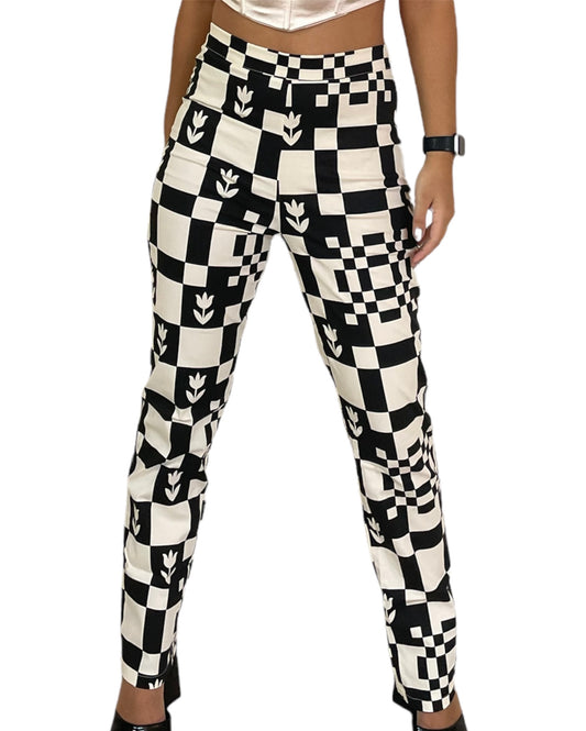 Checkered Pants