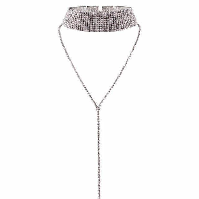 Rhinestone Choker