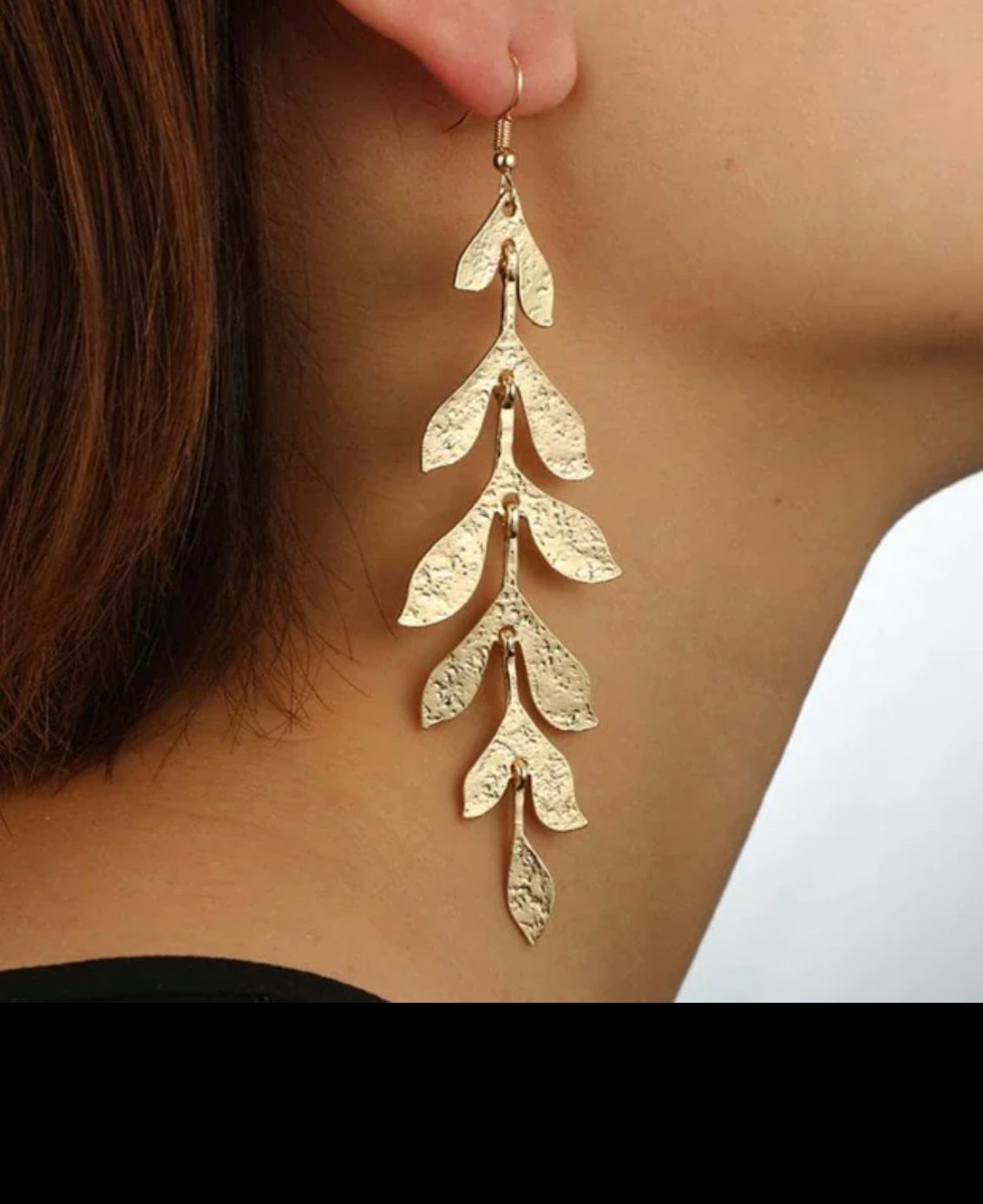 Golden Leaf Earrings