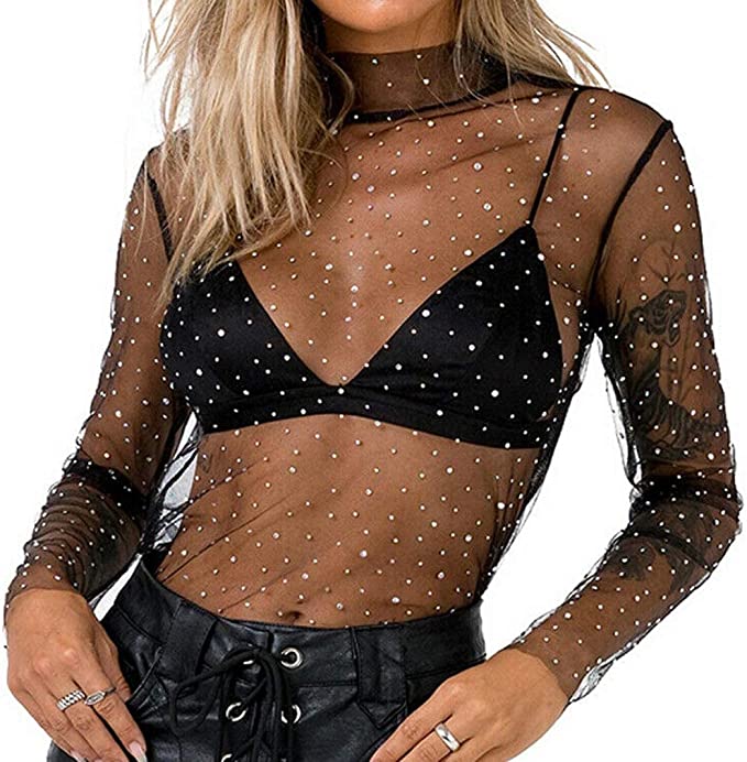 Luna Glitter Top